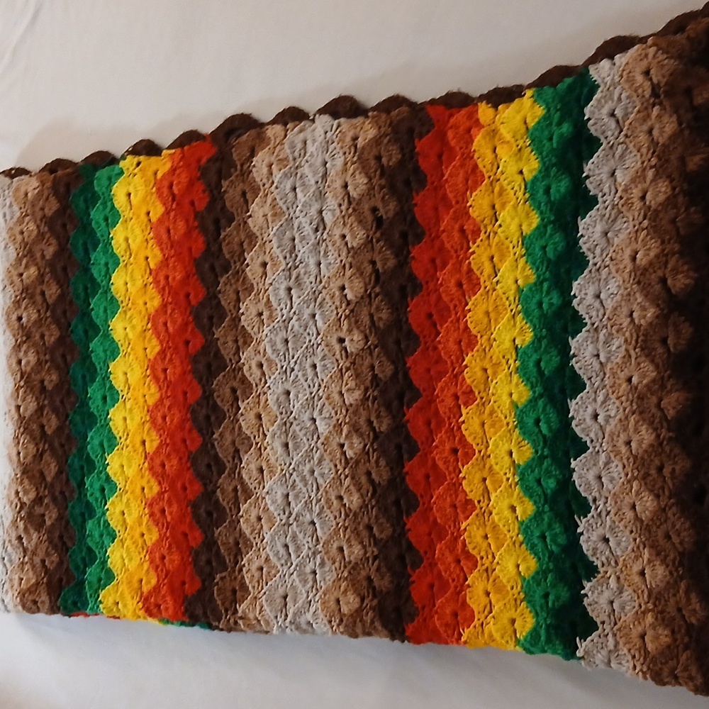 Colorful Crochet Blanket - Picture 2 of 9